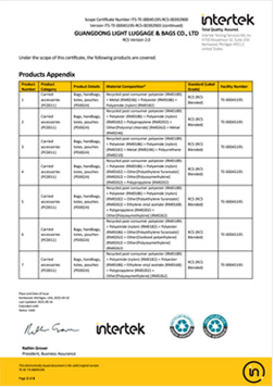 Recycled claim standard 2.0